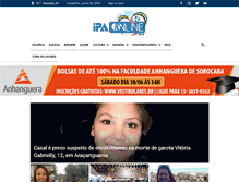 Tablet Screenshot of jornalipanema.com.br